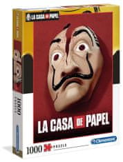 Clementoni Puzzle Netflix: La Casa de Papel - Maska 1000 dielikov
