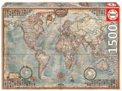 EDUCA Puzzle Stará politická mapa sveta 1500 dielikov