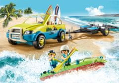 Playmobil  Family Fun 70436 Plážové auto s lodným prívesom