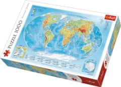Trefl Puzzle Mapa sveta 1000 dielikov