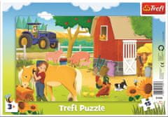 Trefl Puzzle Na farme 15 dielikov