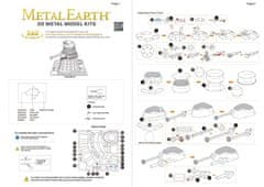 Metal Earth 3D puzzle Doctor Who: Ďaleko (zlatý)