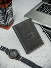 Always Wild Pánska klasická kožená peňaženka AMADEI, čierna