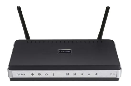 D-LINK DIR-615 Wireless N Home Router with 4 Port 10/100 Switch