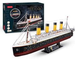 CubicFun Svietiace 3D puzzle Titanic 266 dielikov