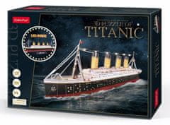CubicFun Svietiace 3D puzzle Titanic 266 dielikov