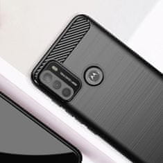MG Carbon Case Flexible silikónový kryt na Motorola Moto G50, čierny