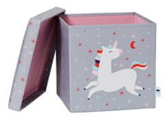 Love It Store It Box na hračky / stolička, Happy Kids - Unicorn
