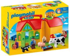 Playmobil  1.2.3 6962 Moja prvá prenosná farma