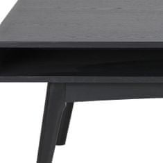 Design Scandinavia Konferenčný stolík Maryt, 130 cm, čierna