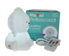 MesMed prenosná detská lampička, levíča - farebná