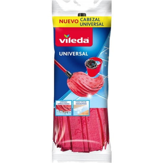 VILEDA Supermocio Universal - náhrada na mop (ružová)
