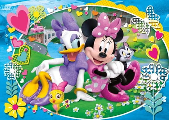 Clementoni Puzzle Minnie a Daisy: Na výlete MAXI 104 dielikov