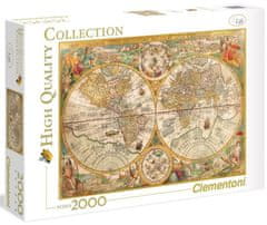 Clementoni Puzzle Historická mapa sveta 2000 dielikov