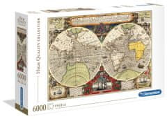 Clementoni Puzzle Antická námorná mapa 6000 dielikov
