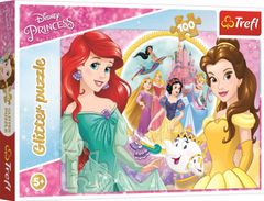 Trefl Trblietavé puzzle Disneyho princezné 100 dielikov