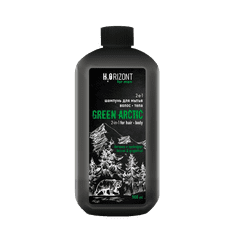 Vilsen H2ORIZONT Šampón na umývanie vlasov + tela 2 v 1 "GREEN ARCTIC" 500ml
