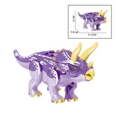 Dino World Figurka Jurský park Triceratops kompatibilní 11cm