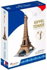 CubicFun 3D puzzle Eiffelova veža zlatá 39 dielikov