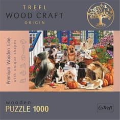 Trefl Wood Craft Origin Puzzle Pes priateľstvo 1000 dielikov