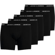Jack&Jones Plus 5 PACK - pánske boxerky JACHUEY 12194944 Black (Veľkosť 4XL)