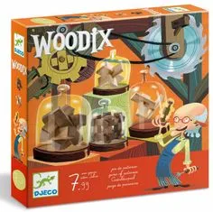 Djeco Woodix: Súprava 3D hlavolamov 6ks