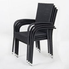 IWHOME Ratanová stoličky MADRID antracit IWH-1010002