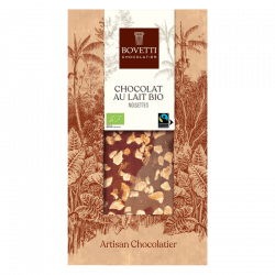 BOVETTI Bovetti Bio a fair trade mliečna čokoláda lieskovce 100 g