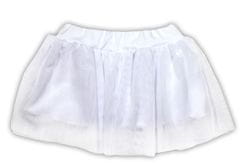 Caretero Detská sukňa, veľ. 74 - biela