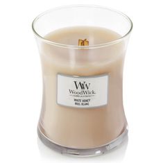Woodwick vonná sviečka White Honey (Biely med) 275g