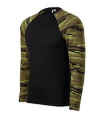 Malfini Unisexové tričko Malfini Camouflage LS 166