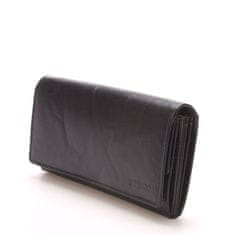 Bellugio Dámska kožená peňaženka čierna Bellugio Taliansko