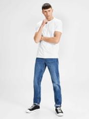 Jack&Jones Súprava dvoch bielych basic tričiek s krátkym rukávom Jack & Jones Basic XXL