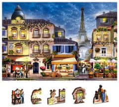 Wooden city Drevené puzzle Raňajky v Paríži 2v1, 75 dielikov EKO