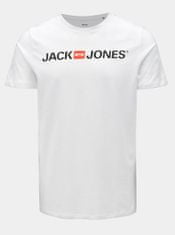 Jack&Jones Biele tričko s potlačou Jack & Jones L