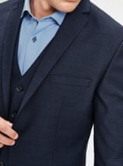 Jack&Jones Tmavomodré oblekové sako s prímesou vlny Jack & Jones Laris XL