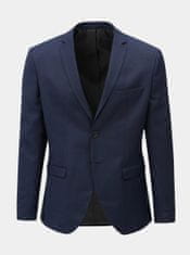 Jack&Jones Tmavomodré oblekové sako s prímesou vlny Jack & Jones Laris XL