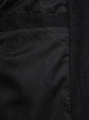 Jack&Jones Čierna bunda v semišovej úprave Jack & Jones Rocky XXL