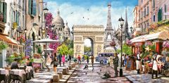 Castorland Puzzle Ulica v Paríži 4000 dielikov