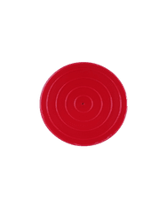 Balančná podložka šošovka ježko 16 cm červená-masáž chodidiel 2 ks