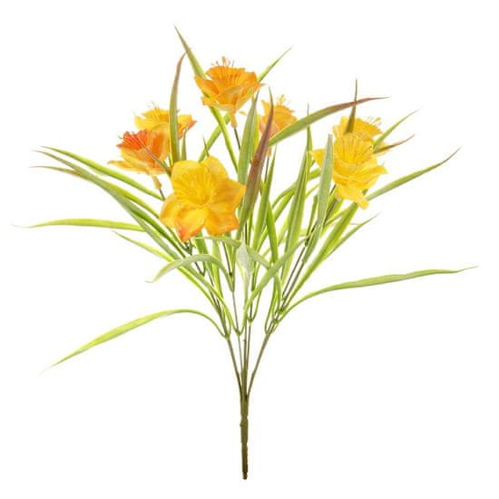 Autronic Umelá kvetina, narcisy oranžové