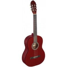 Stagg C440 M RED, klasická gitara 4/4, červená