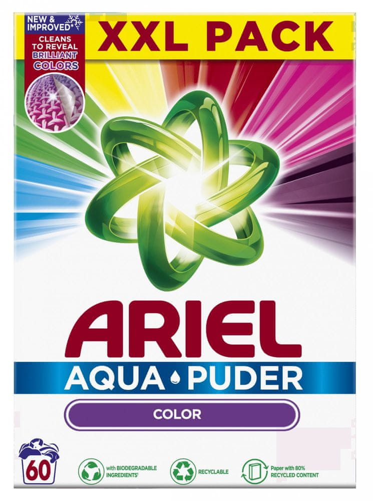 Ariel Prací prášok 3,9L Color, 60 praní