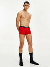 Tommy Hilfiger Sada dvoch pánskych vzorovaných boxeriek v tmavomodrej a červenej farbe Tommy Hilfiger S
