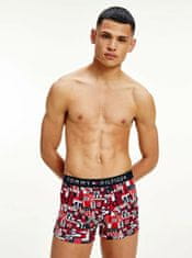 Tommy Hilfiger Modro-červené vzorované boxerky Tommy Hilfiger Underwear L