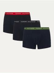 Tommy Hilfiger Sada troch čiernych pánskych boxerok Tommy Hilfiger Underwear S