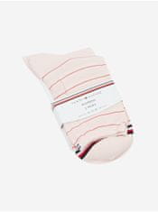 Tommy Hilfiger Sada dvoch párov dámskych ponožiek v ružovej farbe Tommy Hilfiger Underwear 35-38