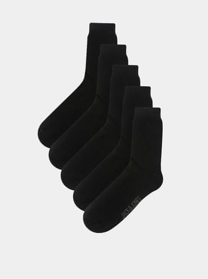 Jack&Jones Súprava piatich párov ponožiek v čiernej farbe Jack & Jones Jens