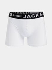 Jack&Jones Súprava troch boxeriek v bielej farbe Jack & Jones Sense M