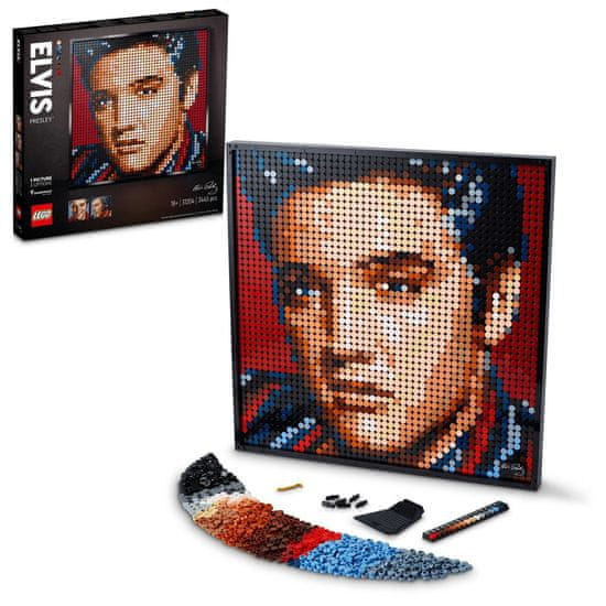 LEGO Art 31204 Elvis Presley - rozbalené